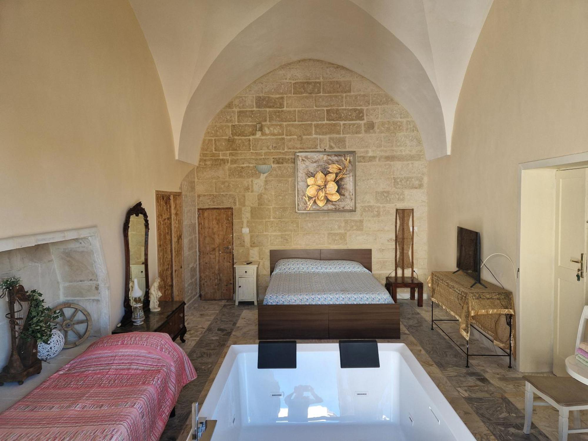 לינה וארוחת בוקר San Donato di Lecce Palazzo Costantini מראה חיצוני תמונה